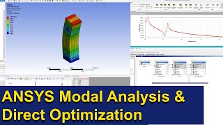 ANSYS Workbench Tutorial - Modal Analysis and Direct Optimization (Design Parameter Optimization)