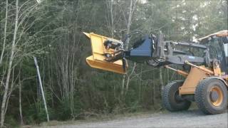 Ilsbo Kättingröjare H1500 med BM ram på JCB Lastmaskin