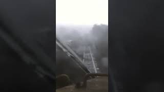 Train vs Tornado Accident 😱😱😱😱😱