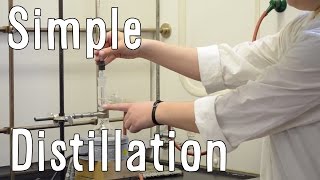 How to Set-up and Perform a Simple Distillation