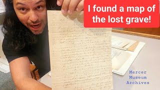 I found old records of Chief Tamanend's lost grave in museum archives
