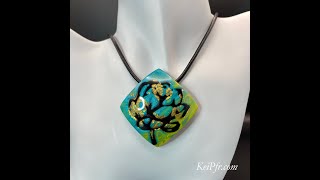 Polymer Clay Controlled Mokume Technique \u0026 Hidden Tube Bail Tutorial