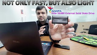 Adata Elite SE880 Ultra Fast \u0026 Light External SSD Unboxing and Review in Bangla - TechMan Parvez