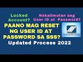 PAANO MAG RESET NG USER ID AT PASSWORD SA SSS ONLINE ACCOUNT? | Marjorie Tapang