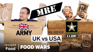 US vs UK Military MREs | Food Wars | Insider Food