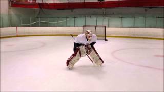 Hockey Goalie Drill - Ron Veit with NHL Prospect Chris Rawlings Drill #4