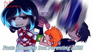 47 Facts about my bad parenting AU [] ORIGINAL IDEA [] Some mistakes [] DON'T. CORRECT. ME