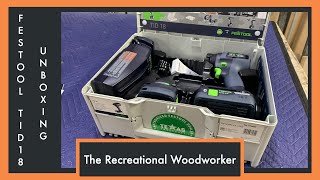 Festool TID18 Impact Driver Unboxing - First Look at Festool's new Impact Driver - Review