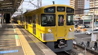 西武2000系2073F各駅停車池袋行き小手指駅(SI-19)発車 Local Train Bound For Ikebukuro(SI-01)