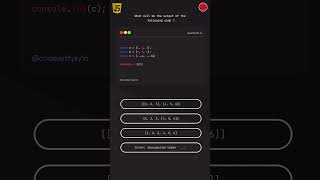 JavaScript Quiz For Beginners 🧠 | Question 15 #coding #javascript #tutorial #quiz #beginner