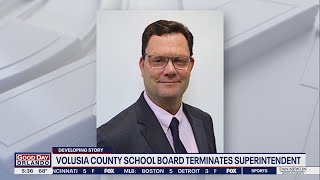 Volusia County School Board terminates superintendent