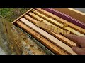 how beekeeping is done. how to give spring foundation and embossed honeycomb . 16 03 2021 videos