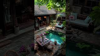 Serene Courtyard with Pool | Relaxing Outdoor Retreat