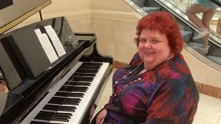 Blue Eyes Crying In The Rain played on piano by Patsy Heath