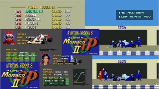 Ayrton Senna's Super Monaco GP II: Longplay - Only SERGA - MD Genesis