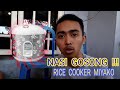 NASI GOSONG | cara memperbaiki rice cooker miyako