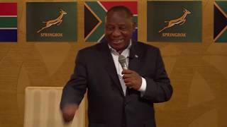 Rugby World Cup 2019 Relived | Springboks Get Surprise Visit From President Ramaphosa | SuperSport
