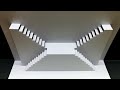 3D Staircase Card｜paper crafts｜Paper Art｜Pop Up Design｜Origami Architecture｜Kirigami Art｜3D樓梯彈出卡片