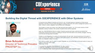 COExperience 2020 - PROSTEP - Building the Digital Thread with 3DEXPERIENCE and Other Systems