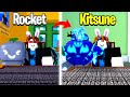 Trading From Rocket To Kitsune in One Video! (Blox Fruits)