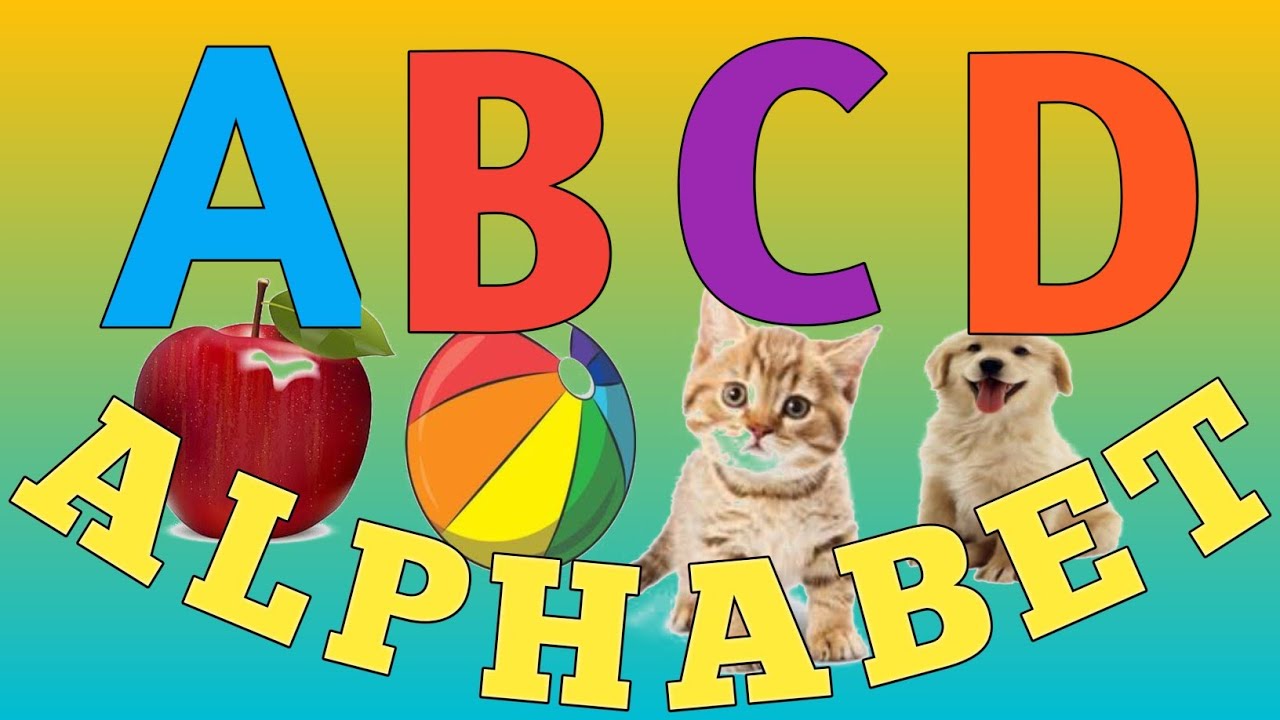 A For Apple B For Ball || ABCD ALPHABET || ABCD Song || ABCD Rhymes ...