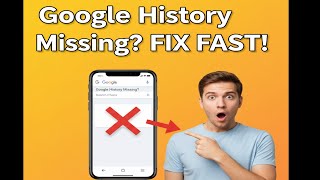 How to fix Google search history not showing problem 2025