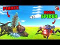 PINREX TREX vs ALL UNITS in Animal Revolt Battle Simulator with SHINCHAN and CHOP and PINCHAN