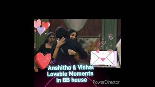 Bigg Boss 8 Vishal Anshitha hugging moments in BB house🥰 #biggboss #vishal #anshitha #biggboss8tamil