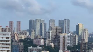 Mumbai Suburban Cityscape from 25th Floor in 4K