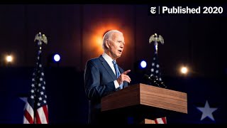 US President Joe Biden appears lost on stage after his speech;  surfaces