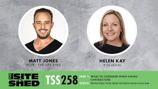 TSS 258 - What to Consider When Hiring Contractors