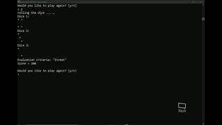 simple Dice game java