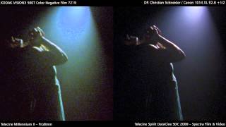 Super-8 Telecine 2K comparative test - Millennium II vs Spirit DataCine SDC 2000