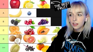 fruity tier list 🍎 🍇 🍌🍓🍍