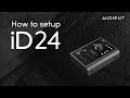 How to set up an Audient iD24 Audio Interface