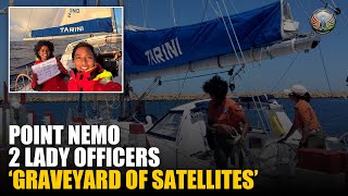 Two #IndianNavy Women Officers Cross ‘Graveyard of Satellites’ Point Nemo on Sails