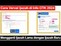 Cara Verval Ijazah Baru di Info GTK 2024 dan Konfirmasi Penggunaan Ijazah untuk Melamar PPPK dan PPG