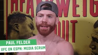 Paul Felder: "It's going to be a war" with James Vick | UFC on ESPN 1 Open Workouts