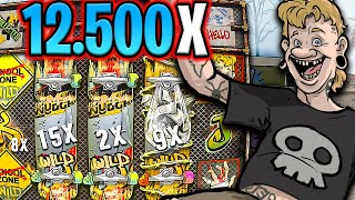 I WON A MEGA JACKPOT 😵 NEW SKATE OR DIE SLOT 🔥 MAX BET OMG‼️