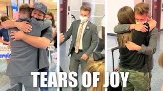 TEARS OF JOY! BRADEN IS HOME AFTER SERVING HIS TWO YEAR MISSION | TINA GETS THE BEST HUG EVER!