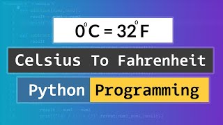 Python Program to Convert temperature from Celsius to Fahrenheit