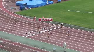 第38回U-20日本選手権 U-20女子400mH(0.762m/35.00m)予選1組