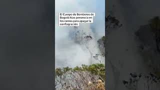 Se activa incendio forestal en los Cerros Orientales de Bogotá | El Espectador