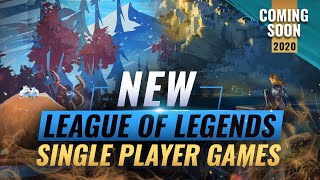 HUGE UPDATE: NEW LEAGUE OF LEGENDS SINGLE PLAYER GAMES COMING IN 2020 - RIOT FORGE