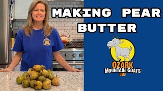 Canning Pear Butter / Homemade pear butter