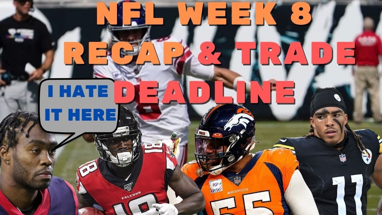 NFL Week 8 Recap & Takeaways | Trade Deadline Winners & Losers - YouTube