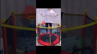 宝宝蹦蹦床家用室内弹跳跳床健身房 122cm Kids Trampoline Jumping Bouncing Indoor Outdoor Home Gym