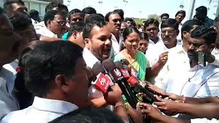 Talakondapelly zptc vuppala venkatesh fire on trs government