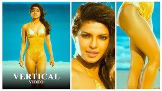 Priyanka Chopra | Golden Bikini | Vertical Video | Jaane Kyun | Dostana | Info | 4K | ActressVersion