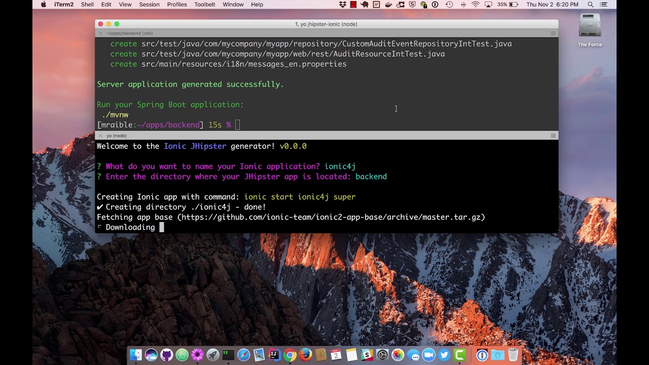 Ionic For Jhipster Install Youtube